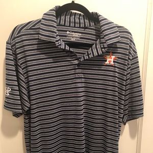Columbia Houston Astros polo size M